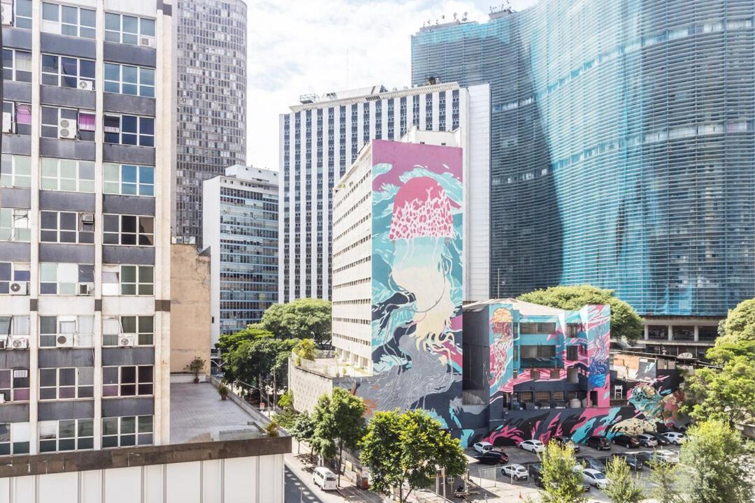 Apto No Cartao Postal Da Cidade De Sao Paulo Bagian luar foto